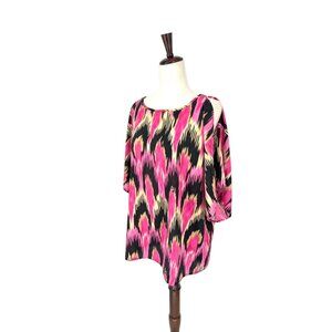 MICHAEL Michael Kors Cold Shoulder Blouse | Large